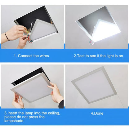 48W LED Panel Lights 600x600mm - High-Efficiency. Bright Cool White 6500K Lighting. Ideal for Commercial and Residential Spaces