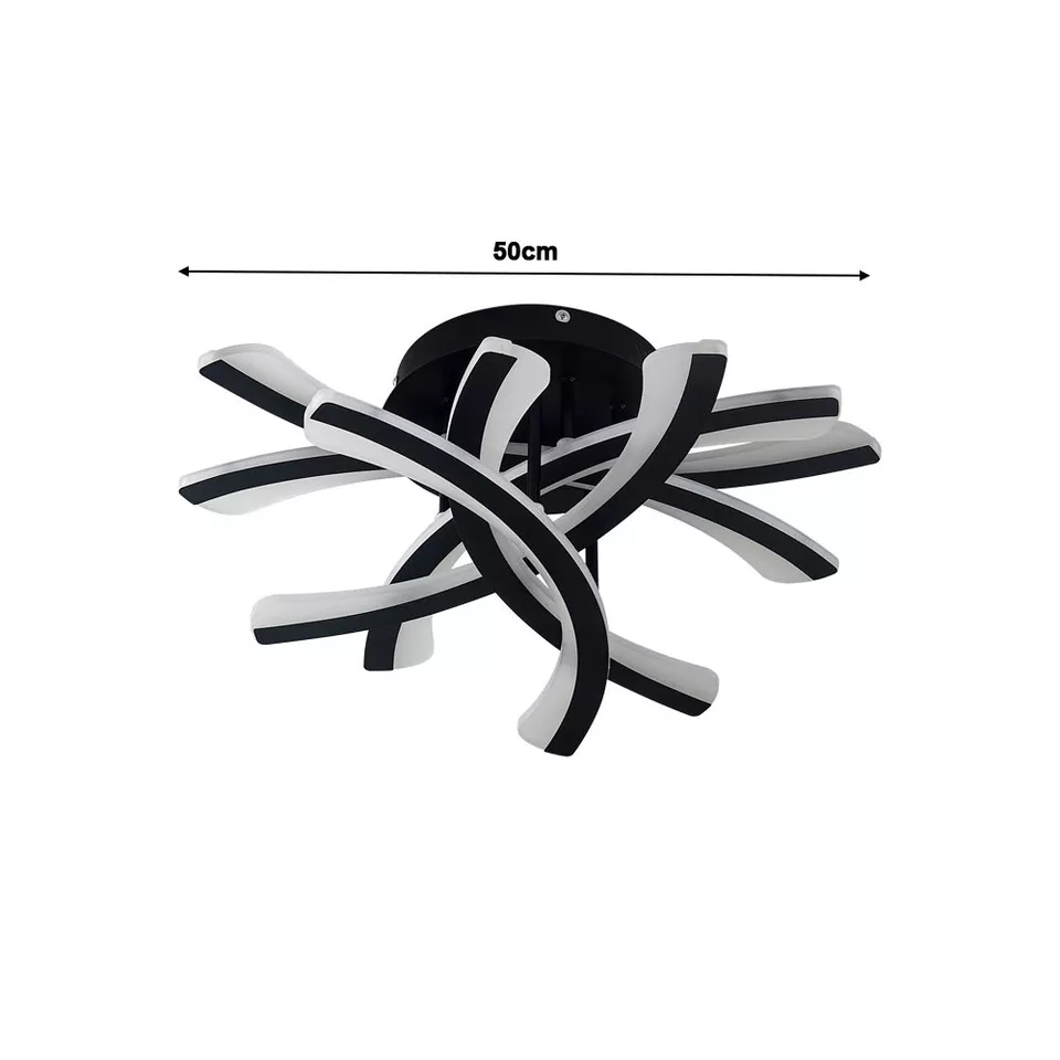 Modern LED Ceiling Chandelier – Chic Acrylic & Aluminum Pendant Light for Living Room & Bedroom