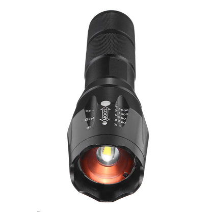 10W T6 5 Modes 18650 LED Tactical Flashlight Waterproof Mini Torch Hunting Work Light