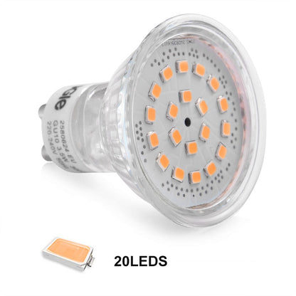 6 Pack 3.5W GU10 Warm White LED Bulbs(EU Standard)