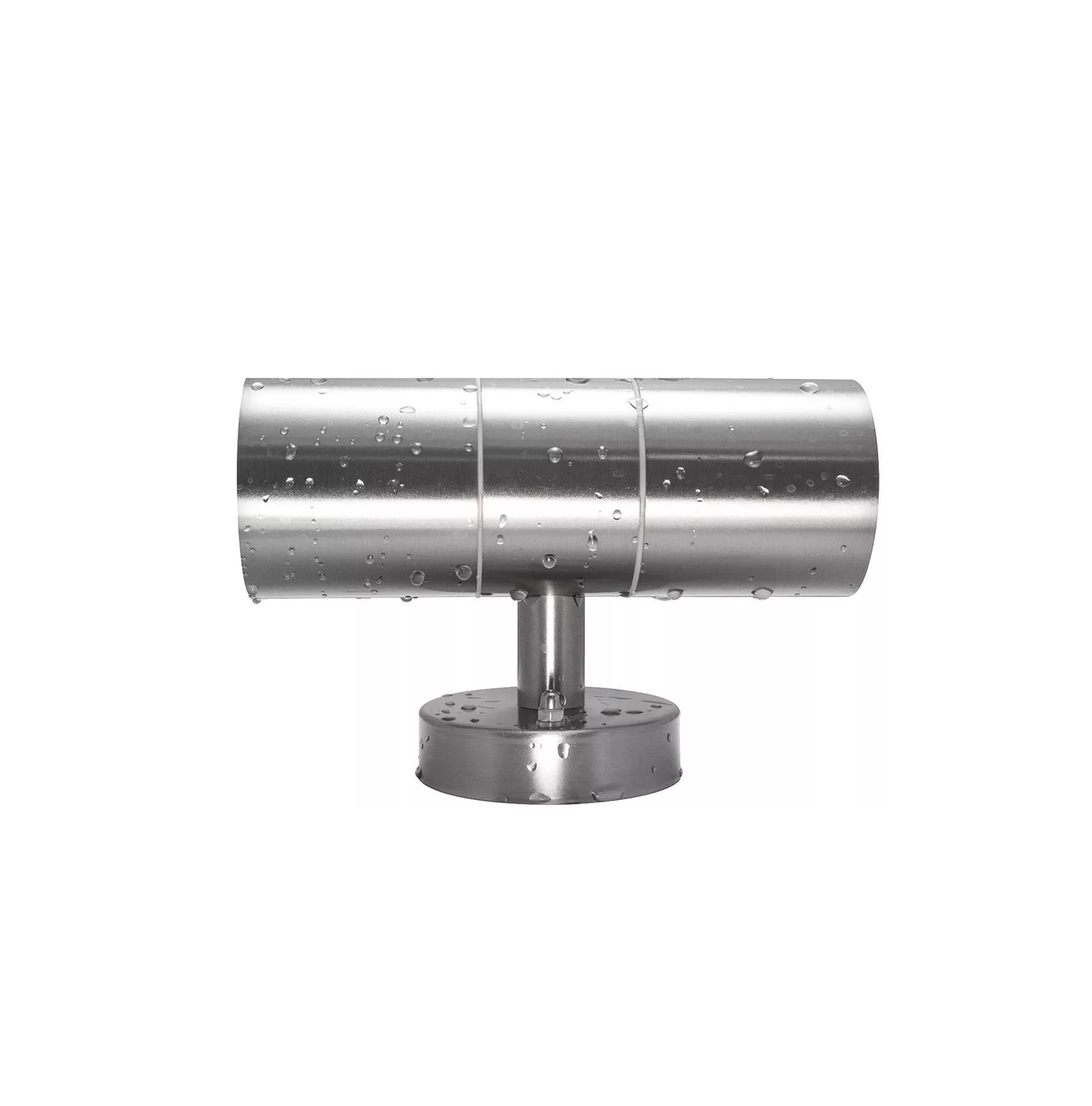 Modern Outdoor Up Down Wall Light – Stainless Steel. IP65 Waterproof. Mains Powered Exterior Sconce for Porch. Patio. or Garage