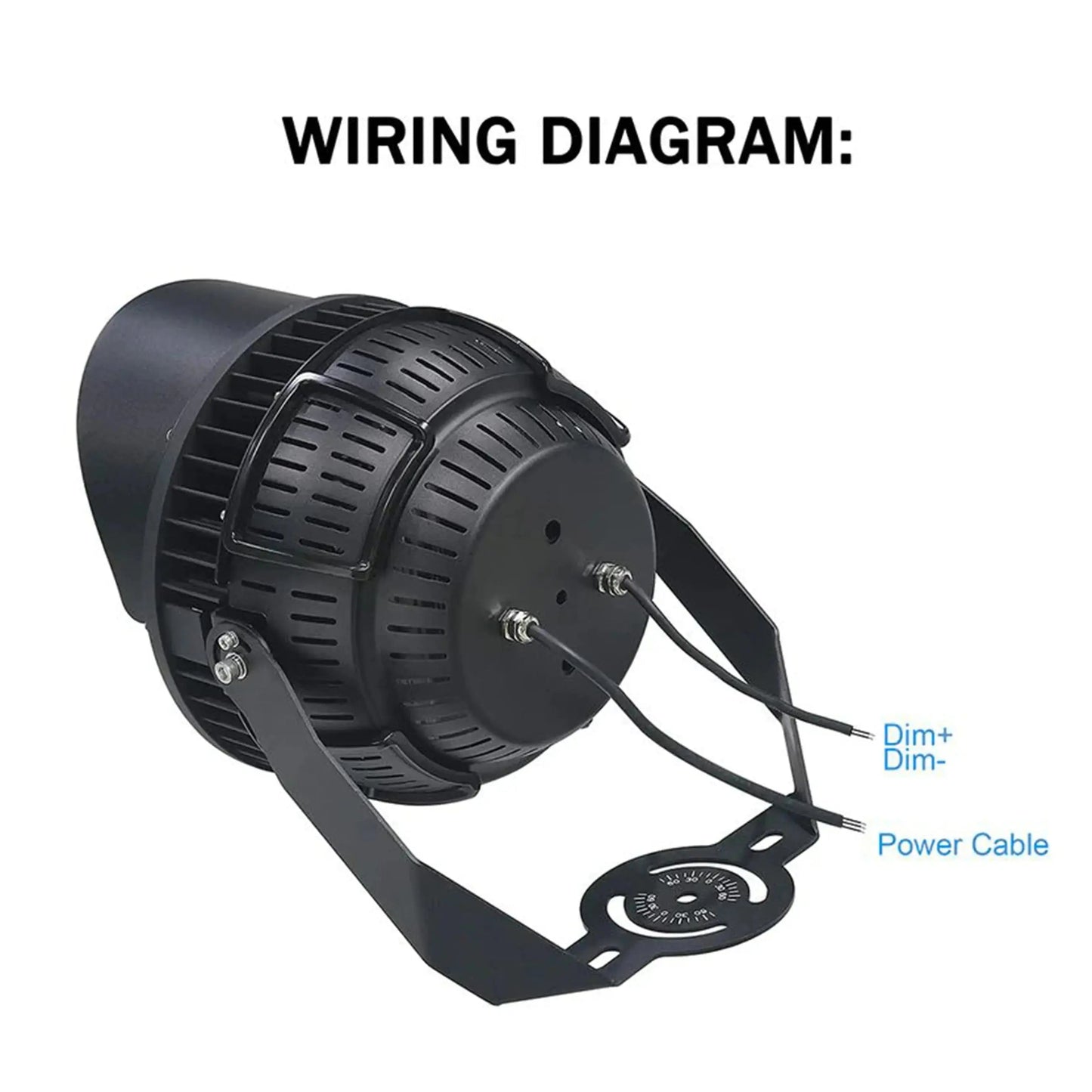 LED Stadium Light 500W - 75000LM 5000K - 200-480V - NEMA 4 - 0-10V Dimmable - Sports Field & High Mast Lighting