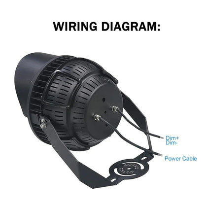LED Stadium Light 500W - 75000LM 5000K - 200-480V - NEMA 4 - 0-10V Dimmable - Sports Field & High Mast Lighting