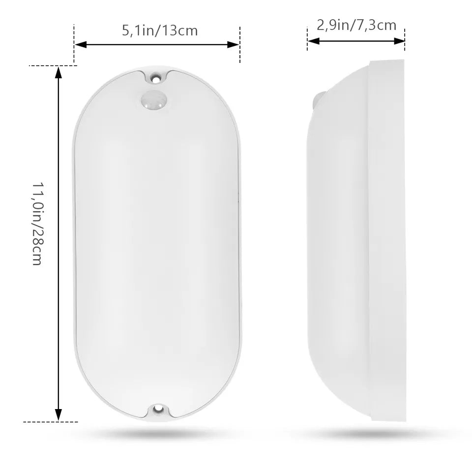 LED PIR Motion Sensor Outdoor Wall Light – Waterproof Security Lamp