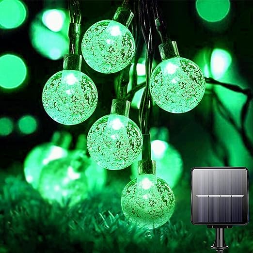 Green Solar Fairy Lights – 100LED. 12M. 8 Modes