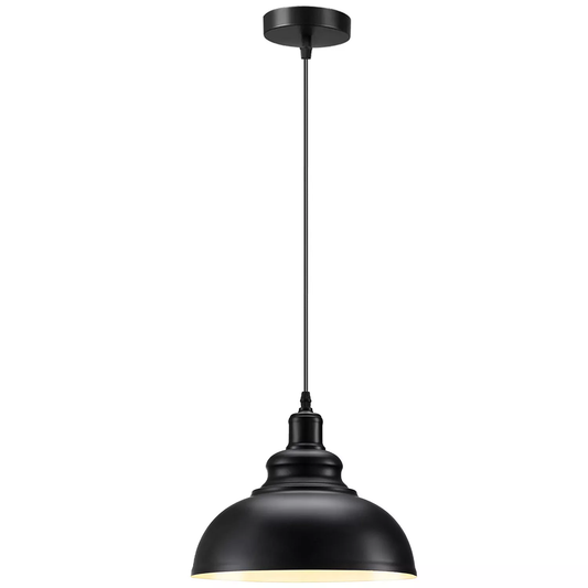 Vintage Industrial Pendant Light – Retro Metal Ceiling Lamp