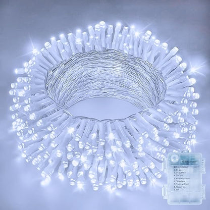 Battery Fairy Lights – 10m. 100 LEDs. 8 Modes. Timer. Waterproof Warm White
