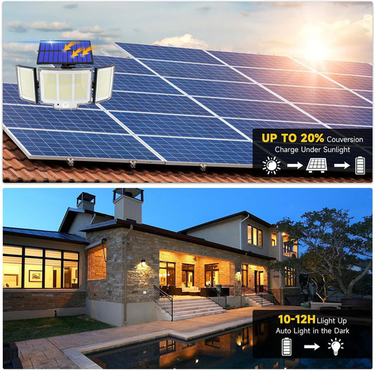 Motion Sensor Outdoor Solar Security Light