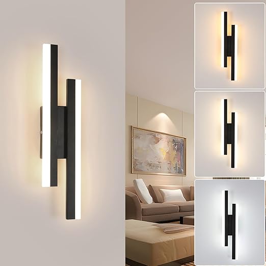Gold LED Wall Light. 40CM Modern Warm White Sconce
