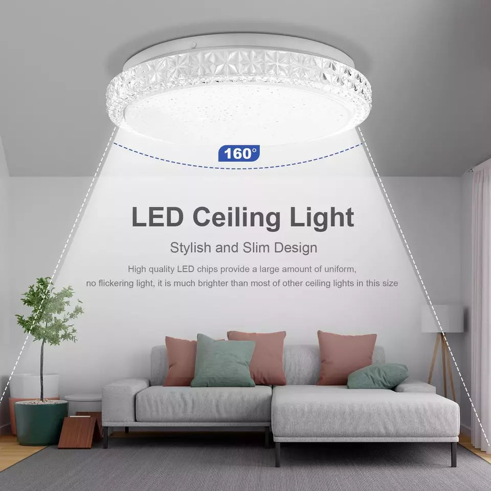 Modern Cool White LED Round Ceiling Light