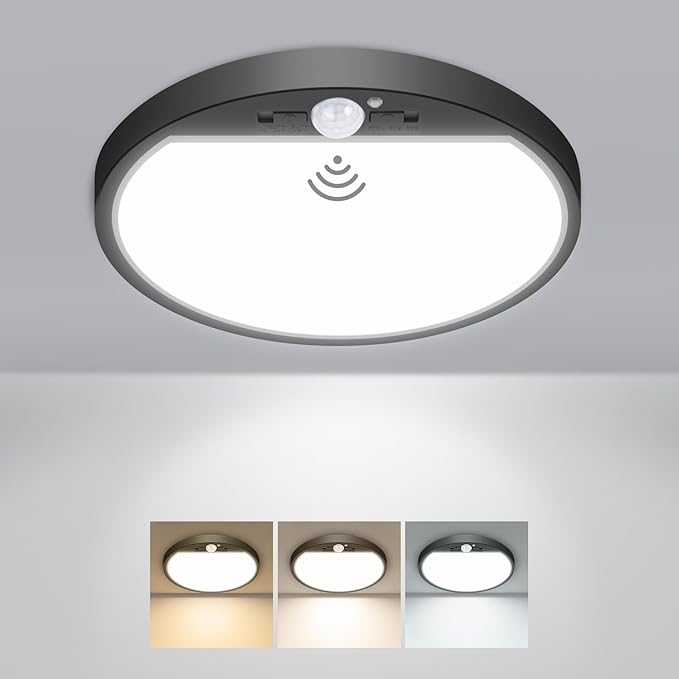Motion Sensor LED Ceiling Light. 15W. 3 CCT. 1500LM