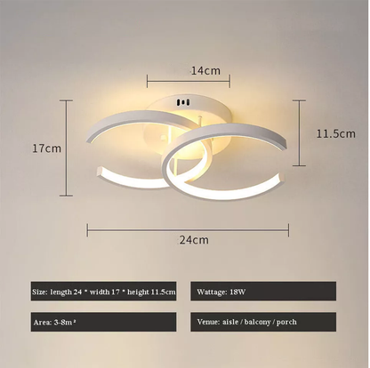 Modern LED Ceiling Lamp Chandelier for Living Room and Bedroom Pendant Lighting
