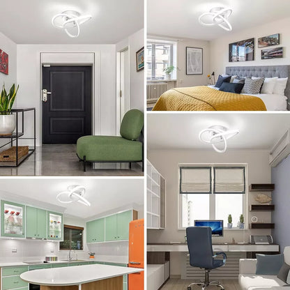 Modern Dimmable LED Ceiling Light Chandelier – Elegant Lighting Fixture for Living Room & Bedroom