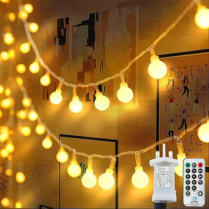 Green Solar Fairy Lights – 100LED. 12M. 8 Modes