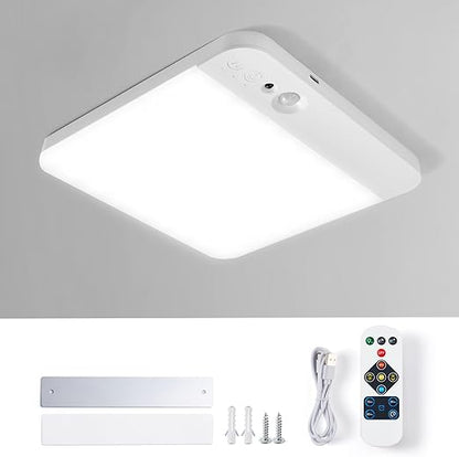 7.5 Battery Operated Motion Sensor Ceiling Light. Dimmable