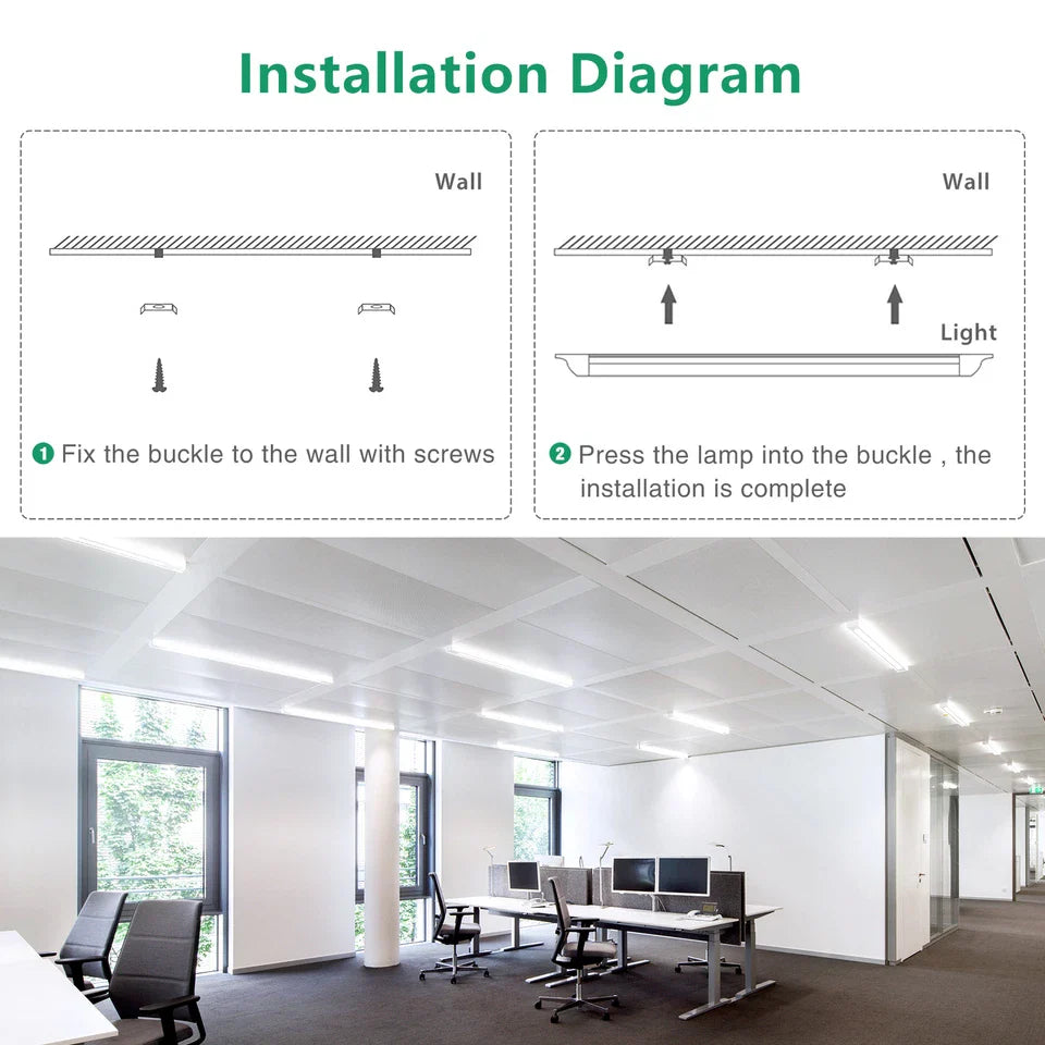 54W Batten Tube for Garage