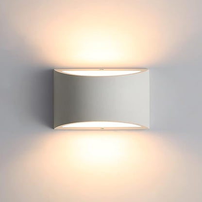 Modern LED Plaster Wall Light with G9 Bulb Included