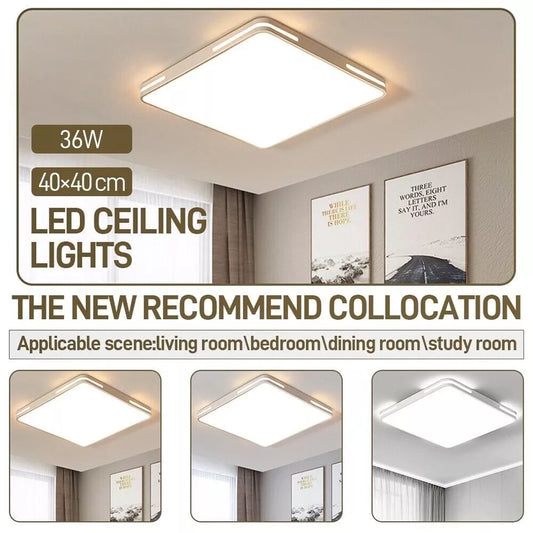 Modern LED Ceiling Panel Light 18W-48W Cool White