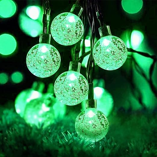 50 LED Solar Fairy Lights. Multi-Coloured. Waterproof. 23ft