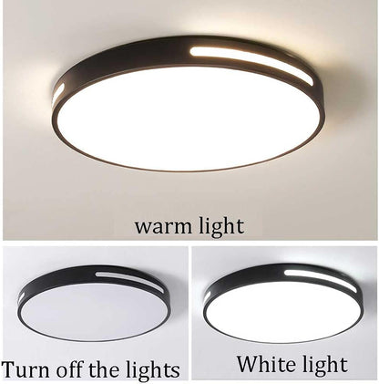 36W 50CM LED Ceiling Light. Large Bedroom Lights Ceiling 3000K/4500K/6000K. 3 Color Temperature Flush Ceiling Light. Round Ultra Thin Ceiling Light for Living Room