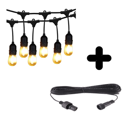 48FT LED Garden Festoon Lights