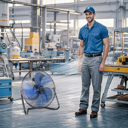 20 Inch High Velocity Industrial Heavy Duty Metal Floor Fan