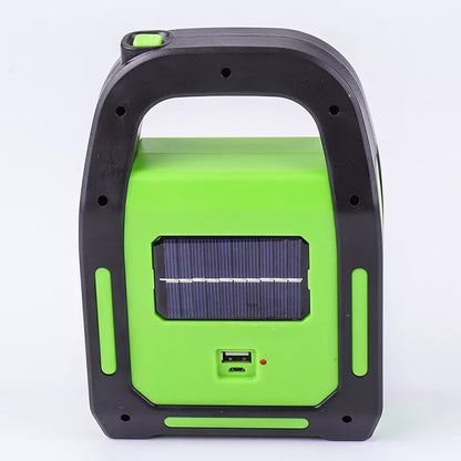 Rechargeable LED Floodlight. Solar Charging with Powerbank
