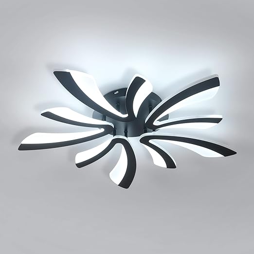Modern LED Ceiling Light 48W Dimmable with Remote Control