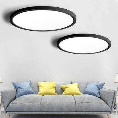 12 LED Ceiling Light – Ultra-Thin 24W Flush Mount. 2-Pack