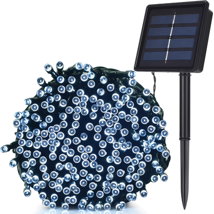 72FT 200 LED Multicolor Solar String Lights – Waterproof for Outdoor & Indoor Use