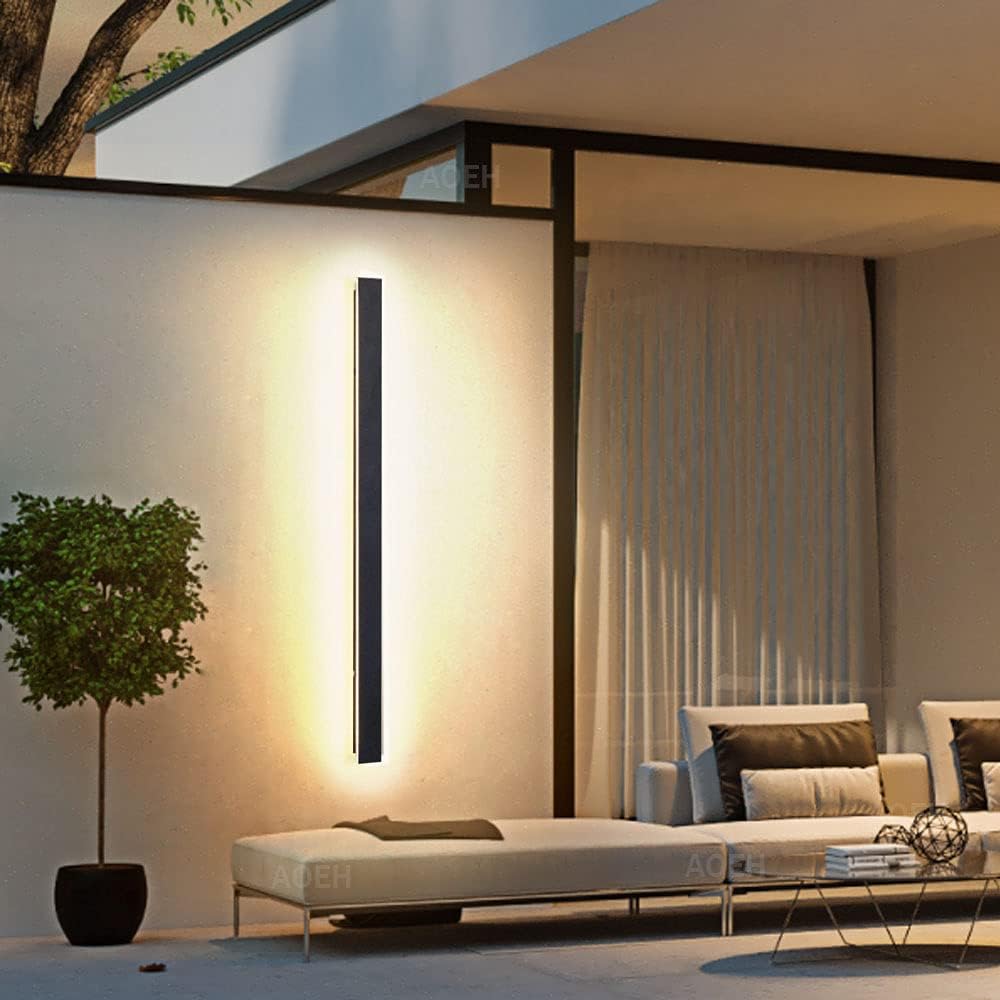 Modern Indoor Outdoor LED Wall Light