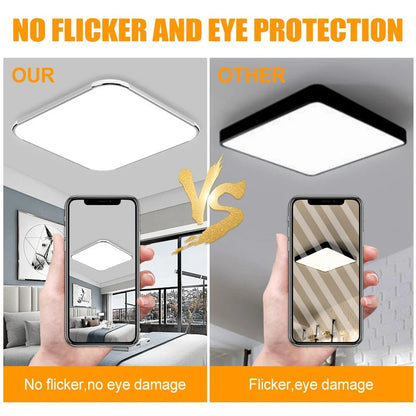 Modern 24W Dimmable LED Ceiling Light with Remote
