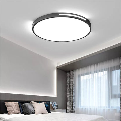 27W Modern Ceiling Light LED. 40cm Black LED Dimmable Ceiling Lights Fixtures with Switch Control. Square Flush Mount Ceiling Lamp for Living Room