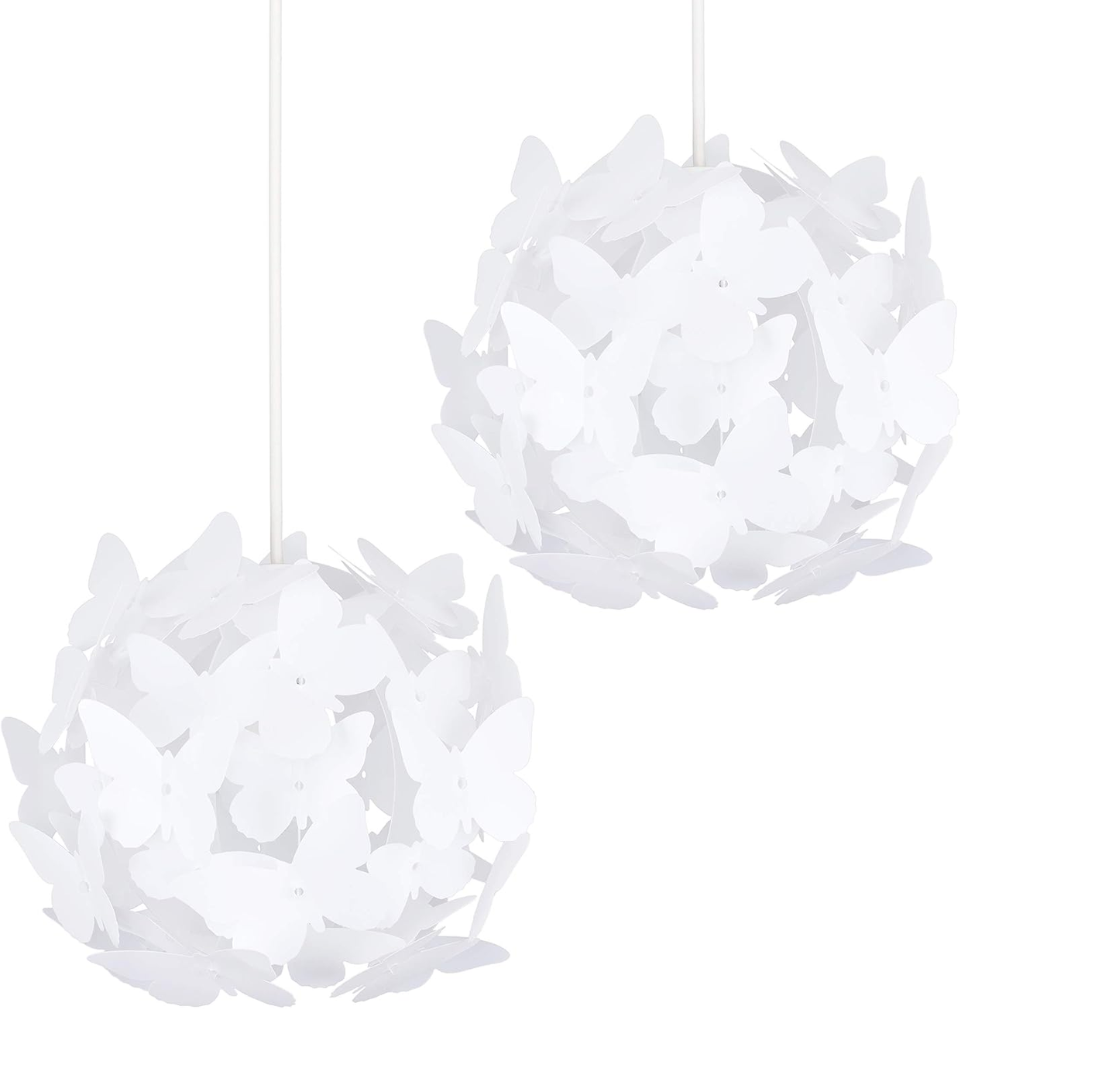 Modern Bright Pink Butterflies Ceiling Chandelier Lamp Shade | Pendant Lights. Home Décor & Improvement Essential