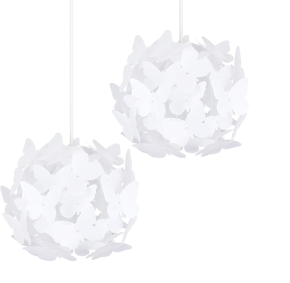 Modern Bright Pink Butterflies Ceiling Chandelier Lamp Shade | Pendant Lights. Home Décor & Improvement Essential