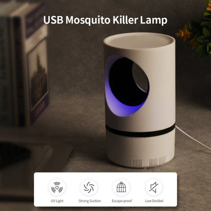 USB Electric Mosquito & Insect Killer Lamp – UV Light. Non-Toxic Suction Trap for Indoor Use