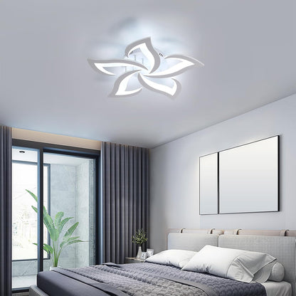 Modern Petal LED Ceiling Light – 60W Cool White Flush Mount Fixture