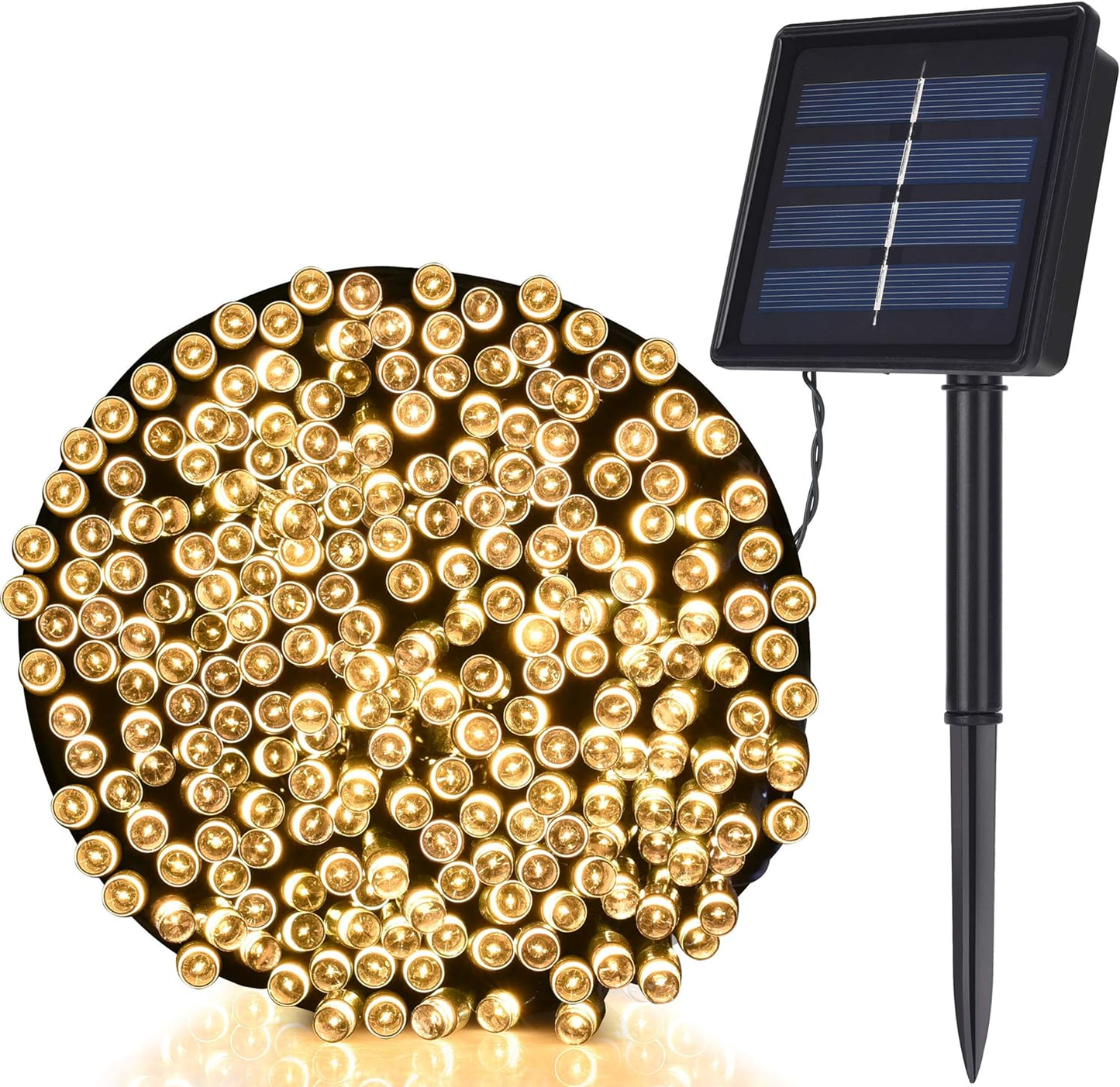 72FT 200 LED Multicolor Solar String Lights – Waterproof for Outdoor & Indoor Use