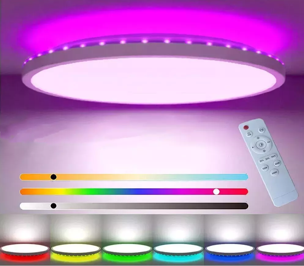 RGB Backlight LED Flush Ceiling Light