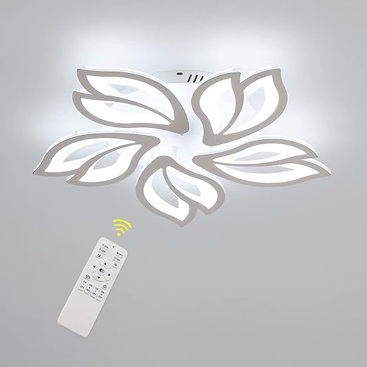 Modern 54W Dimmable LED Ceiling Light with Remote
