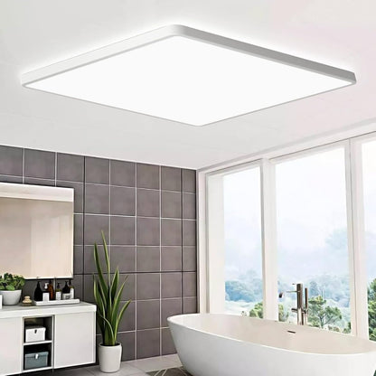 Flush Mount Square White LED Ceiling Light