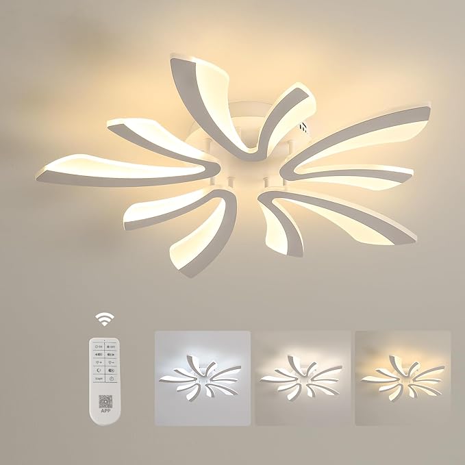 Dimmable 48W LED Ceiling Light with Remote. 71cm