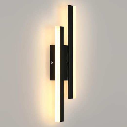Gold LED Wall Light. 40CM Modern Warm White Sconce