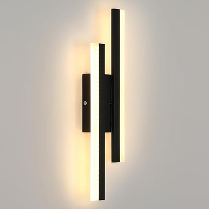 Gold LED Wall Light. 40CM Modern Warm White Sconce
