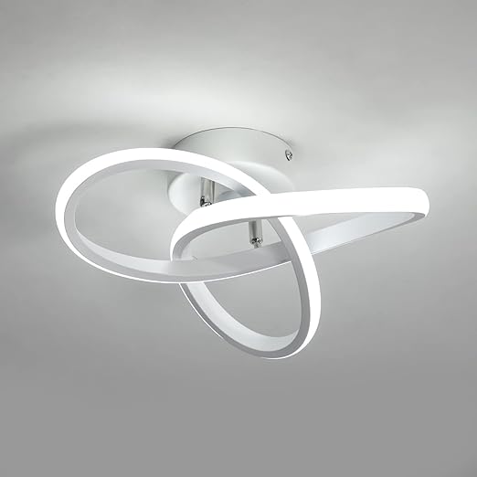 minfair Modern LED Ceiling Light – Round Geometry. 18W. 24cm Diameter