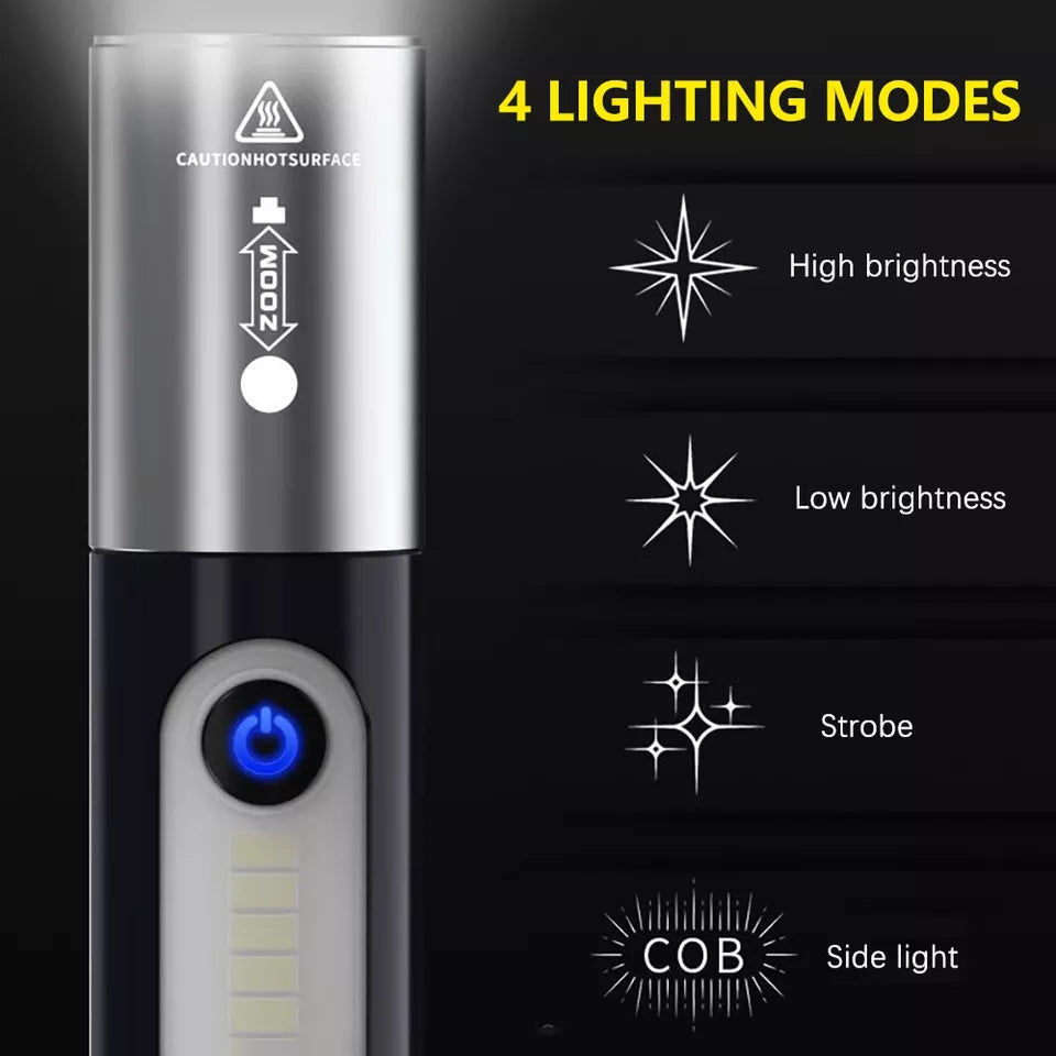 Digital Thunder XST-836. Rechargeable Waterproof Torch FlashLight