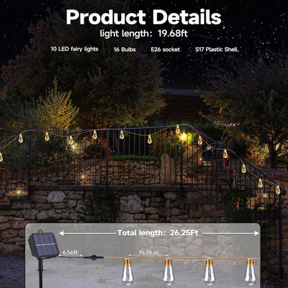 Solar Fairy Outdoor Lights