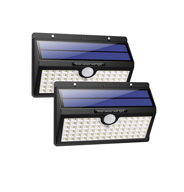 Solar Motion Sensor Light – 78 LED Outdoor Waterproof Wall Light with 3 Modes. Wireless & Solar Powered for Garden. Yard. or Pathway