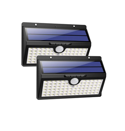 Solar Motion Sensor Light – 78 LED Outdoor Waterproof Wall Light with 3 Modes. Wireless & Solar Powered for Garden. Yard. or Pathway