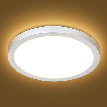 24W LED Ceiling Light. 5000K Daylight. IP44. 2200LM Ø28.5cm Flush Mount